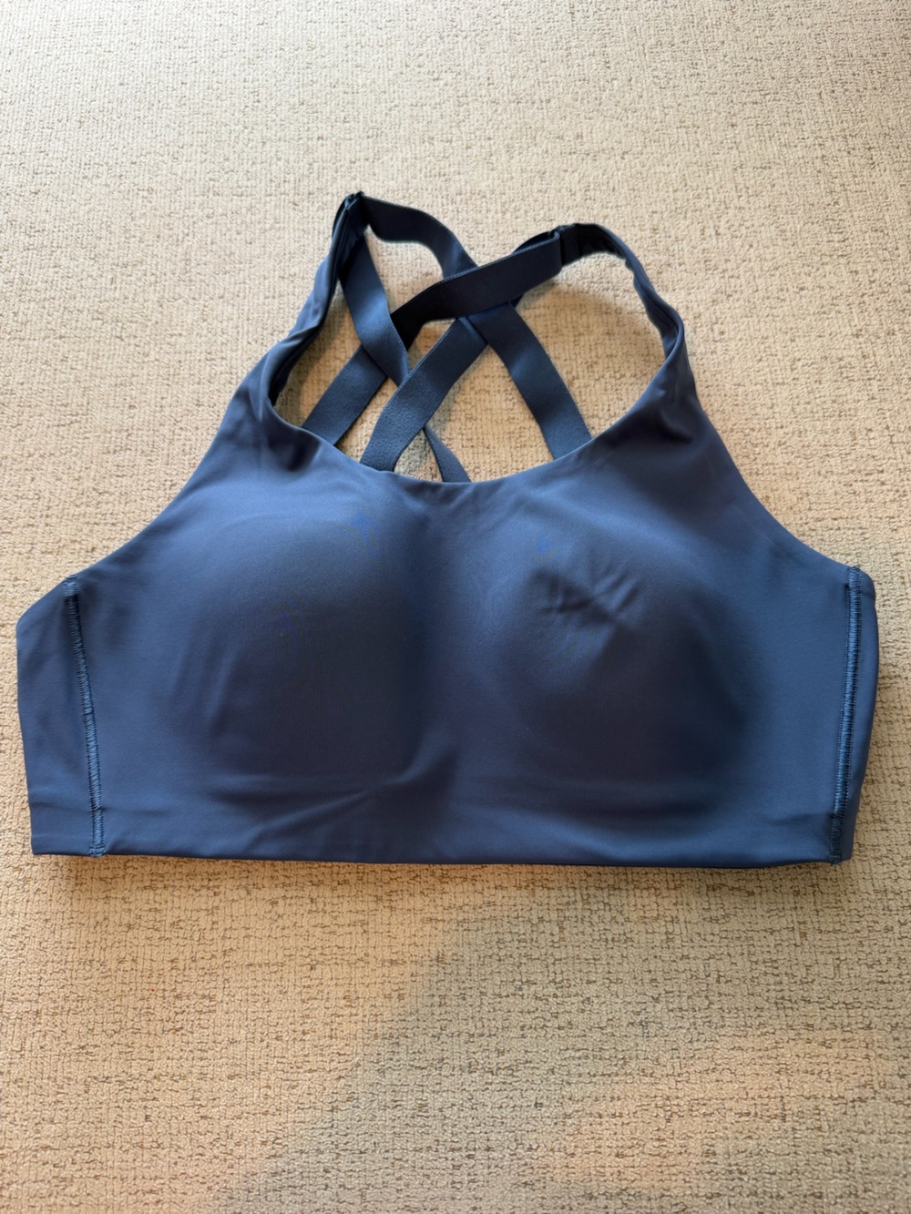 lululemon athletica Navy Blue Strappy Sports Bra